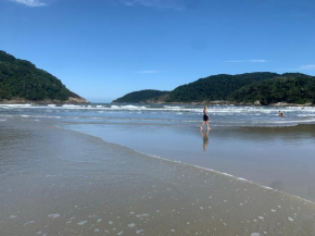 Guarujá P.Pernambuco parede c Hotel Jequitimar